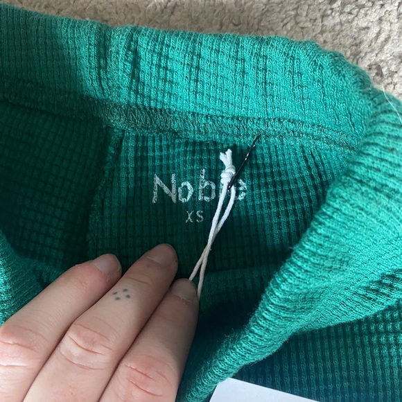 NWT Noble Organic Waffle Bottoms in Pine - Picture 5 of 9